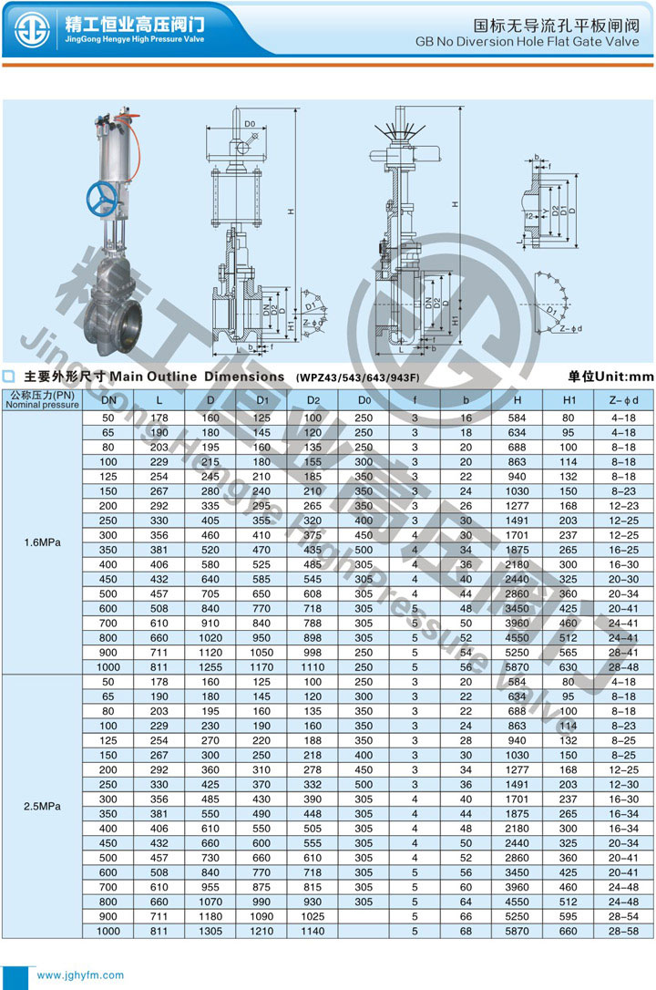 国标无导流孔平板闸阀 国标无导流孔平板闸阀