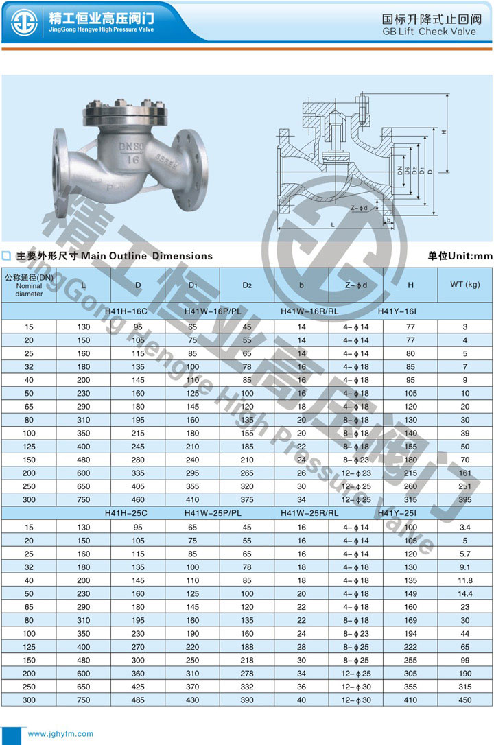国标升降式止回阀 国标升降式止回阀